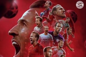 104场100球！拜仁发布凯恩百球海报：多么可怕的怪物，哈里 🙌